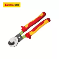 波斯(BOSI) 荧光系列VDE绝缘电缆钳剪 10寸/250mm 把