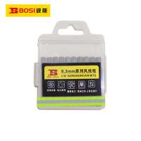 波斯(BOSI) 荧光系列6.3mm系列单头六角风批咀 H2.5×25mm×20支 盒