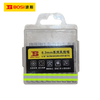 波斯(BOSI) 荧光系列6.3mm系列单头花型风批咀 T30×25mm×20支 盒