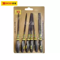 波斯(BOSI) 荧光系列六件套什锦锉 φ4×160mm 套
