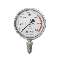 波斯(BOSI)耐震压力表 0-600Mpa BST31173个