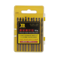 波斯(BOSI) 荧光系列精品麻花钻 3.8mm 盒