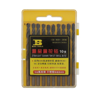 波斯(BOSI) 荧光系列精品麻花钻 6.4mm 盒