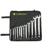 波斯(BOSI) 荧光系列精品套装两用扳手 12件套 套