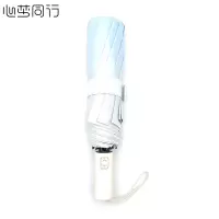 锦创天诚渐变色雨伞 晴雨两用防晒太阳伞 十骨自动折叠伞 三折遮阳伞