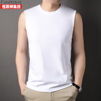 恒源祥集团彩羊内搭男士背心新疆长绒全棉汗衫坎肩男无袖体恤