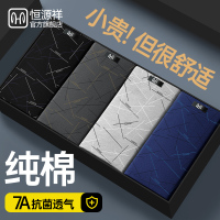 恒源祥男士内裤男纯棉四角2025年春新款名牌正品高档男款平角裤头