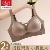 浪莎提拉内衣女士小胸显大聚拢防下垂收副乳2025新款品牌女文胸罩