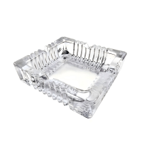 优诗提念YSTN-YG04 方形玻璃烟缸 (计价单位:个) 透明色