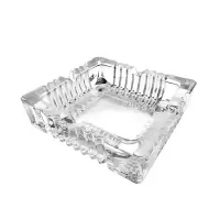 优诗提念YSTN-YG04 方形玻璃烟缸 (计价单位:个) 透明色