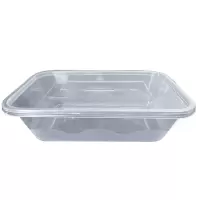 优诗提念YSTN-BXH014方形650餐盒 300套/箱(计价单位:箱)透明色