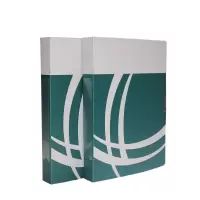 优诗提念YSTN-DAH3520 PP塑料文件档案盒20个/箱 (计价单位:箱)绿白色