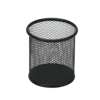 优诗提念YSTN-BT01 金属网纹圆形笔筒(计价单位:个)黑色