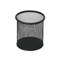 优诗提念YSTN-BT01 金属网纹圆形笔筒(计价单位:个)黑色