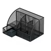 优诗提念YSTN-BT03 七格收纳笔筒(计价单位:个)黑色