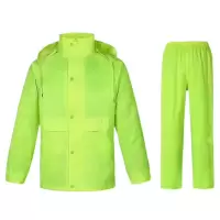 优诗提念YSTN-YY03分体款雨衣均码(计价单位:件)荧光绿色