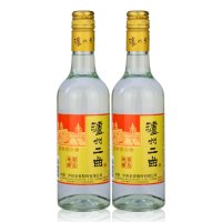 泸州老窖 泸州二曲 纯粮酿造 52度浓香型白酒500ml*2瓶