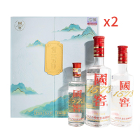 泸州老窖 国窖1573 青云万里礼盒*2 浓香型白酒(100ml,250ml,375ml各一瓶)