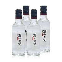 泸州老窖 黑盖二曲 42度125ml*4瓶 浓香型白酒