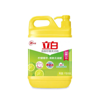 立白洗洁精清新清新去油污温和不伤手柠檬洗洁精1.12kg*1桶