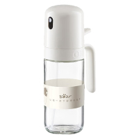 小熊伊万定量喷油壶玻璃油壶喷雾调料瓶250mL油喷壶CX-W0081