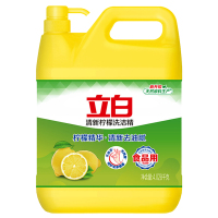 立白洗洁精清新柠檬无残留柠檬洗洁精4.028kg*1瓶