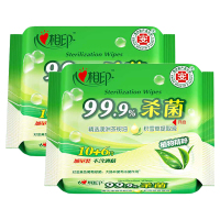 心相印卫生湿巾杀菌便携清洁湿纸巾16片*2包XCA010(包装随机)