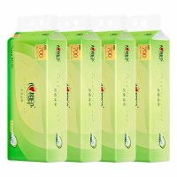 心相印卫生纸茶语卷纸四层700g*10卷*4提RW710