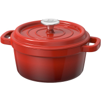 康巴赫汤锅22cm溢彩珐琅铸铁LPB-YT22B