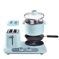 东菱早餐机晴空蓝早餐机吐司机烤面包机三明治DL-3405