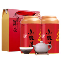 润虎茶叶红茶金骏眉一级红茶凤舞金骏眉礼袋装250g