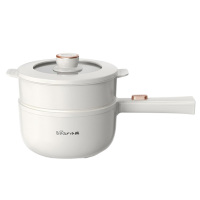 小熊电火锅1.6L电热锅蒸煮一体煮面锅多功能锅DRG-E15P6