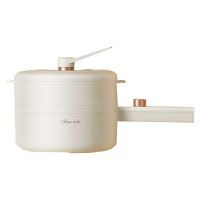 小熊电煮锅2L电炒锅蒸煮一体多功能锅电火锅DRG-P20M5