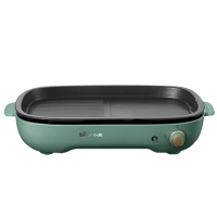 小熊煎烤盘可拆卸多功能一体无烟烤串烧烤炉电烤炉DKL-E12D2