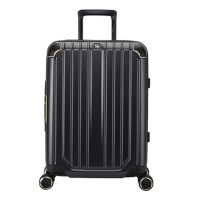 爱华仕拉杆箱20英寸双层防爆拉链硬箱OCX6367-20(颜色随机)
