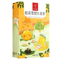 忆江南花草茶水果茶哈密瓜黄桃蜜桃花果茶养生茶包盒装桂花雪梨乌龙茶120g