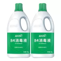 蓝月亮84消毒液组合地板玩具家居衣物消毒水杀菌1.2kg*2瓶