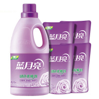 蓝月亮衣物柔顺剂套装4kg护色护衣薰衣草香80000546