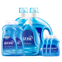 蓝月亮洗衣液组合薰衣草亮白2kg*2瓶+兰手1kg*1瓶+神器500g*2瓶+旅行装80g*3瓶(包装随机)