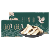 贡极松茸有机菌菇干货独立包装未开伞有机松茸心止礼盒120g*1盒