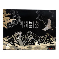 贡极松茸有机冻干菌菇野生优质未开伞松茸道局礼盒120g*1盒