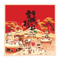 贡极干货野生松茸鸡枞菌红青头菌鹅蛋菌雪域六珍礼盒180g*1盒