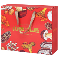 贡极山珍菌菇干货鹿茸菇猴头菇鸡油菌茶树菇山珍荟萃礼盒600g*1盒
