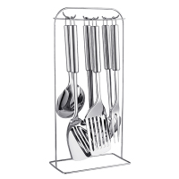 德铂烹饪用具七件套伊托堡不锈钢锅铲汤勺漏勺饭勺DEP-106