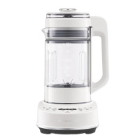 摩飞破壁机免煮五谷杂粮豆浆机预约定时榨汁机白色MR8202