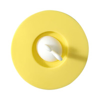 美厨硅胶杯盖防尘防漏耐高低温易清洗通用杯子杯盖黄MCB9739