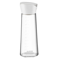 苏泊尔油壶600ml玻璃油罐自动开合防漏调料醋酱油瓶KG60BG10