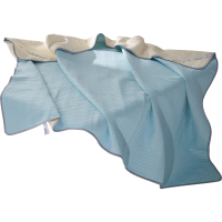 多喜爱凉席三件套XL码可水洗沁凉乳胶多用垫蓝色180*200cm