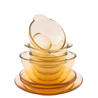 德铂碗勺套装尤妮思简约时尚玻璃8件套餐具DEP-827