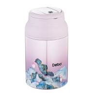 德铂保温桶1.4L古韵香双层保温提锅DEP-DS410(颜色随机)